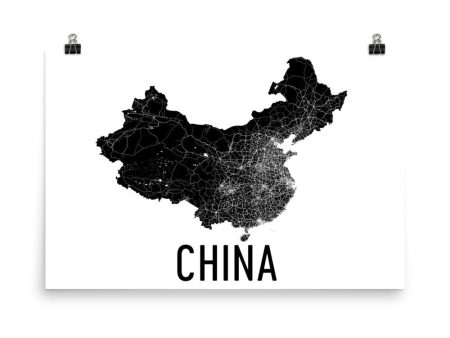 China Map Poster Discount