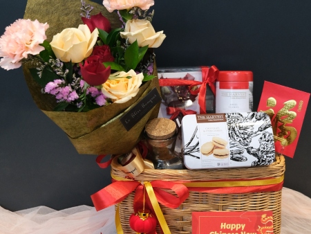 CNY Festive Rattan Hamper Supply