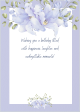 Floral Birthday Card Digital Download | Printable 5x7 DIY Card Set with Matching Envelope and Inserts | Easy At-Home Printing on Cardstock Fashion