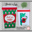 Handcrafted Christmas Coffee Cup Pull-Out Gift Card Holder | Unique Holiday Season Gift Giving for Coffee Lovers For Sale