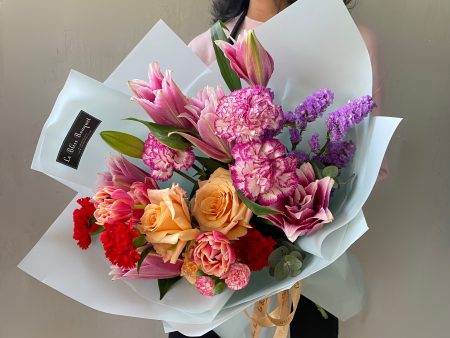 Vibrant Shimmer Gradation Bouquet Hot on Sale