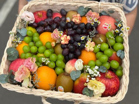 Colorful Rattan Fruit Box Discount