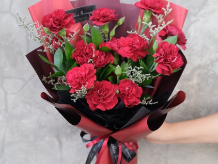 Red Carnation Spray Nationwide Bouquet Online now