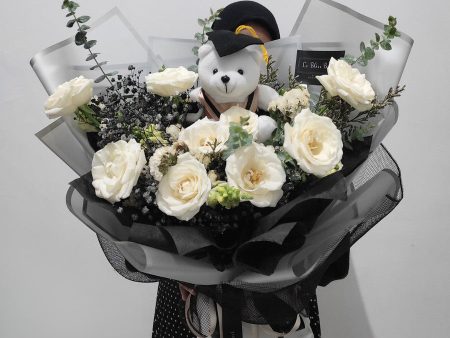 Monochrome Graduation Bouquet Online now