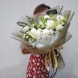 White Ohara Lily Large Bouquet Supply