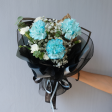 Blue Carnation Bouquet Online Hot Sale