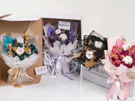 Signature Dried Flower Bouquet by Le Bliss Bouquet Sale