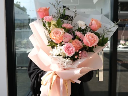 Kahala Pink Peach Bouquet on Sale