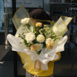 Garden White Yellow Bouquet on Sale