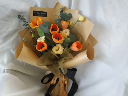 Tulip Ad Rem Lisianthus Bouquet Supply