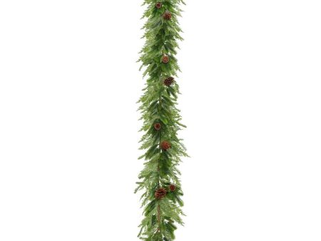 Mixed Pine Garland, 9  Sale