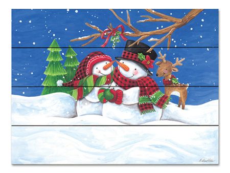 ART1281PAL - Snow Couple - 16x12 on Sale