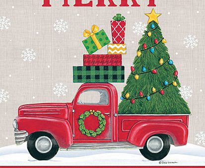 DS2038 - Christmas Tree Truck - 12x16 Cheap